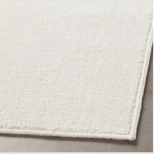 IKEA FINTSEN Bath mat, white, 40x60 cm