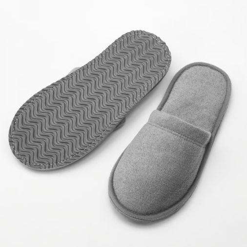 IKEA TĂ…SJĂ–N Slippers, grey, L/XL