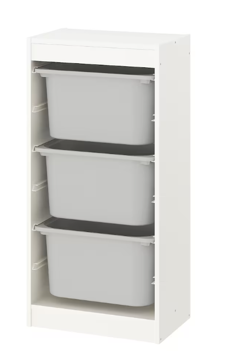Storage combination with boxes, 46x30x94 cm