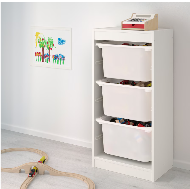 Storage combination with boxes, 46x30x94 cm