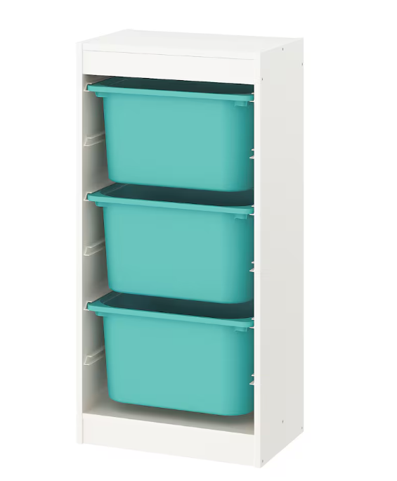 Storage combination with boxes, 46x30x94 cm