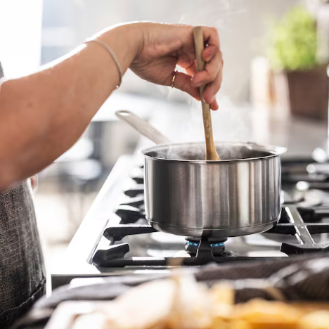 IKEA Saucepan with lid, stainless steel/glass, 2 liter