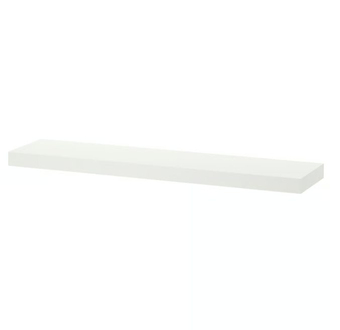 IKEA LACK Wall shelf, white, 110x26 cm