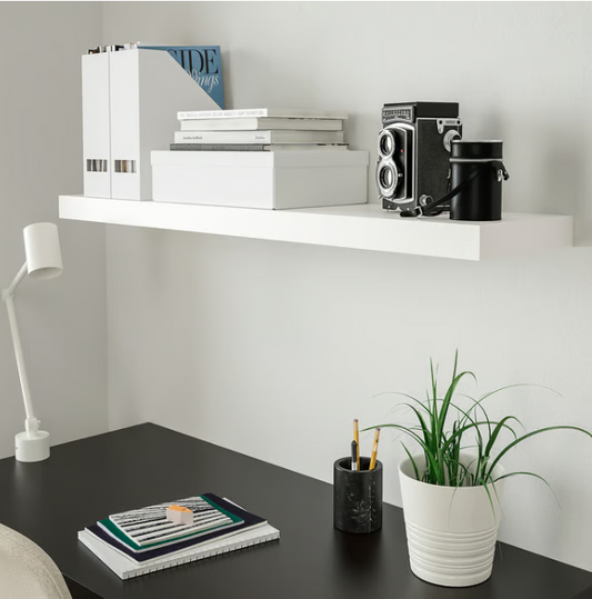 IKEA LACK Wall shelf, white, 110x26 cm