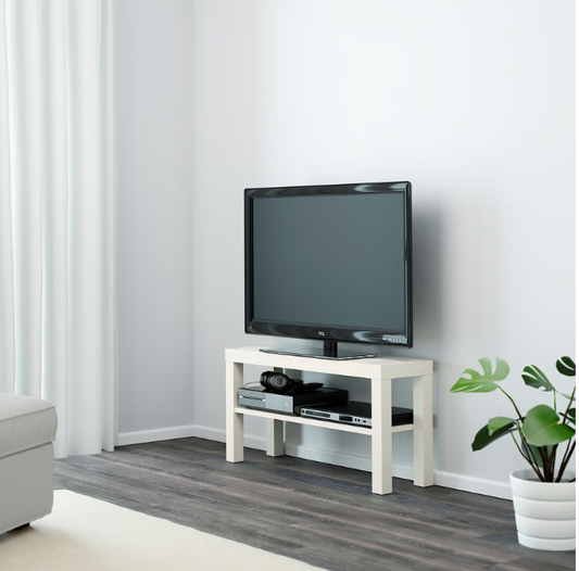 IKEA LACK TV bench, white, 90x26x45 cm