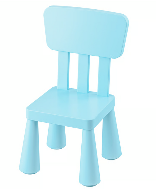 IKEA MAMMUT Children's chair, in/outdoor/red