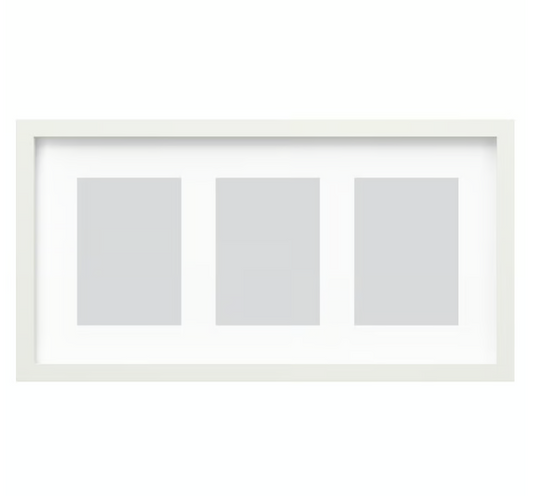 IKEA RÖDALM Frame for 3 pictures, 55x28 cm