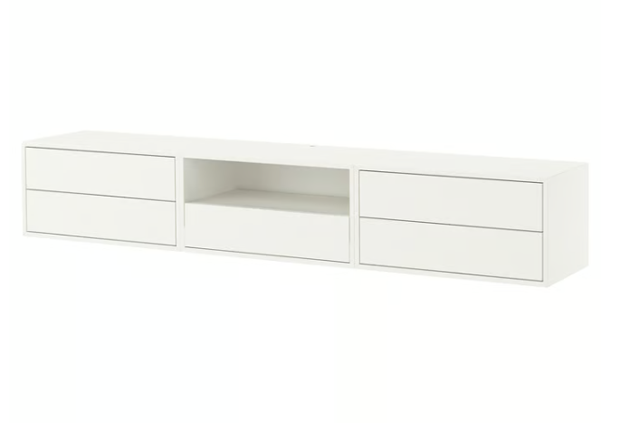 EKET Media storage combination, 210x35x35 cm