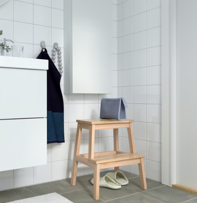 IKEA BEKVÄM Step stool, beech, 50 cm