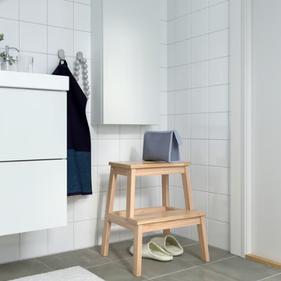 IKEA BEKVÄM Step stool, beech, 50 cm