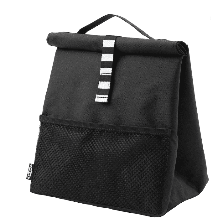 IKEA Lunch bag, black, 22x17x35 cm