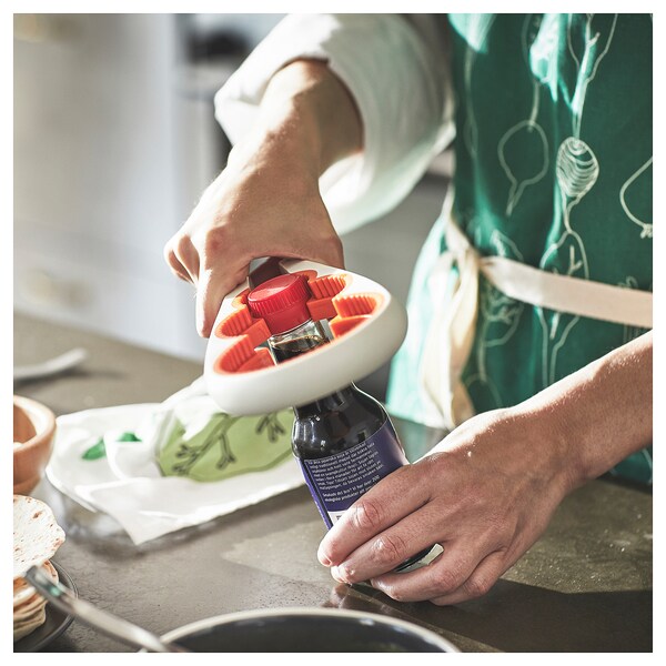 IKEA Jar opener, off-white/bright orange, 21 cm