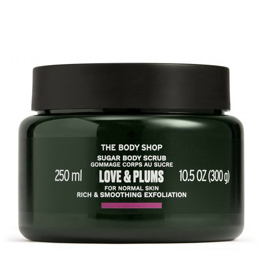 THE BODY SHOP LOVE & PLUMS BODY SCRUB 250ML