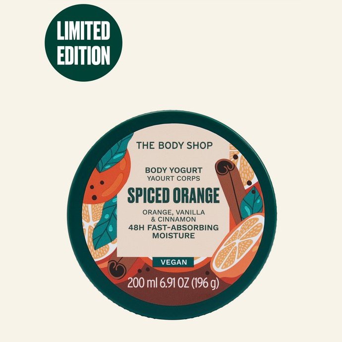 THE BODY SHOP SPICED ORANGE BODY YOGURT 200ML