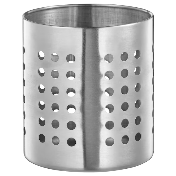 IKEA Cutlery stand, stainless steel, 13.5 cm
