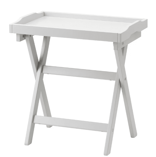 IKEA Tray table, White, 58x38x58 cm