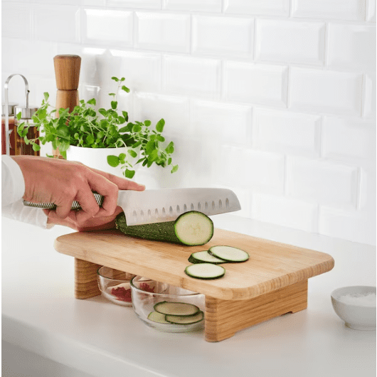 Chopping board, bamboo, 35x22 cm