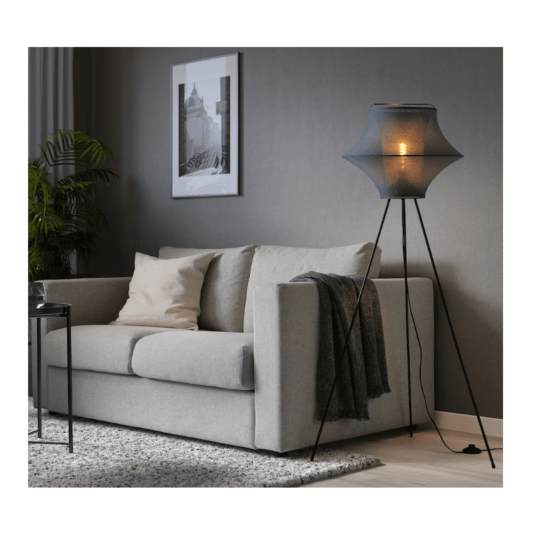IKEA FYXNÃS Floor lamp, turquoise