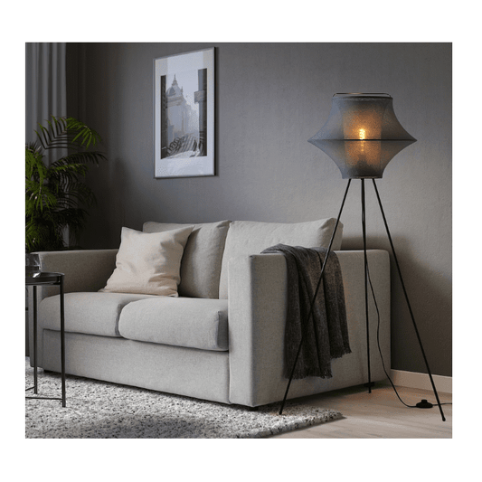IKEA FYXNÃS Floor lamp, turquoise