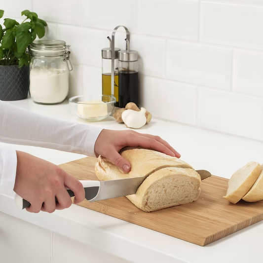 IKEA 3-piece knife set, light grey/white