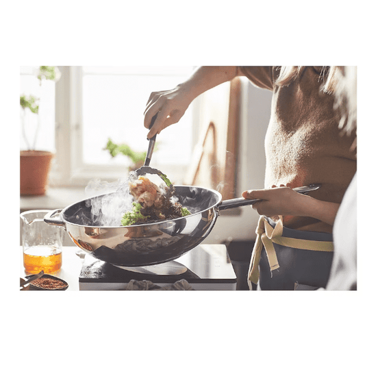 IKEA Wok, stainless steel/non-stick coating, 32CM