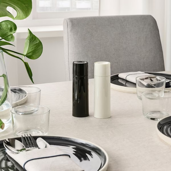 IKEA SPICE MILL, BLACK/WHITE