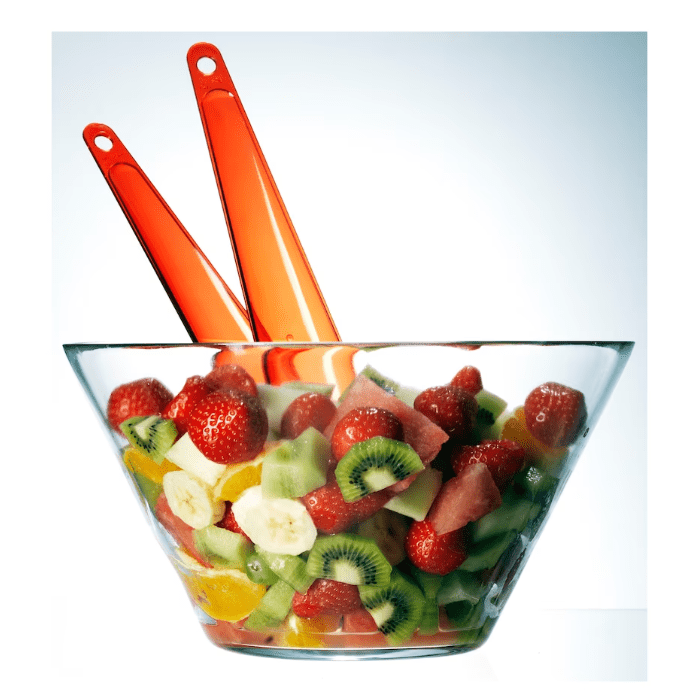 IKEA Serving bowl, clear glass, 28 cm