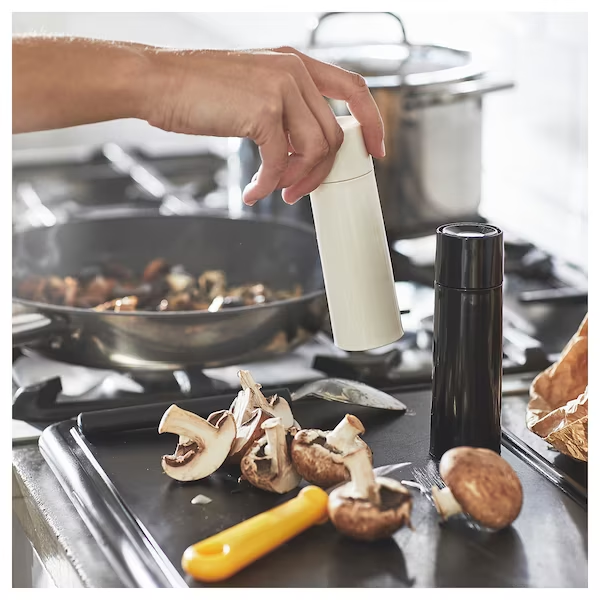IKEA SPICE MILL, BLACK/WHITE