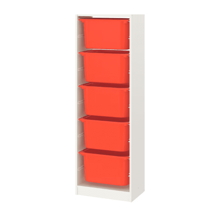IKEA TROFAST Storage combination with boxes, 46x30x145 cm