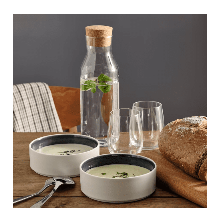 IKEA Bowl, dark grey 2 Pieces , 15 cm