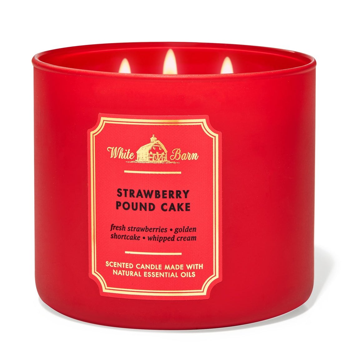 STRAWBERRY POUND CAKE3-Wick Candle