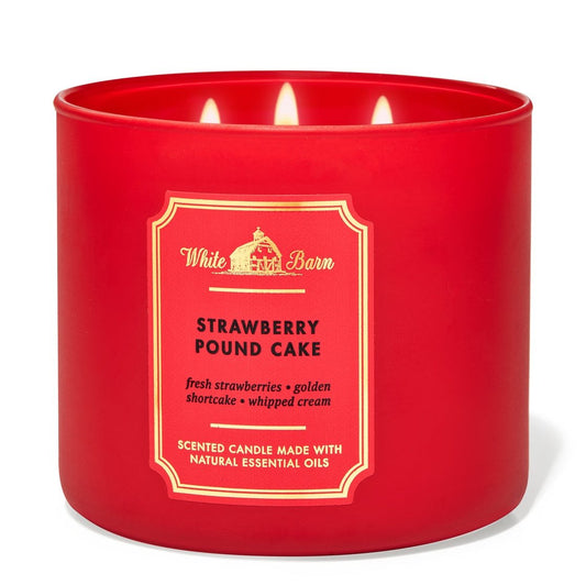 STRAWBERRY POUND CAKE3-Wick Candle