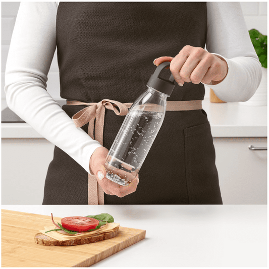 IKEA Water bottle, dark grey, 0.5 l