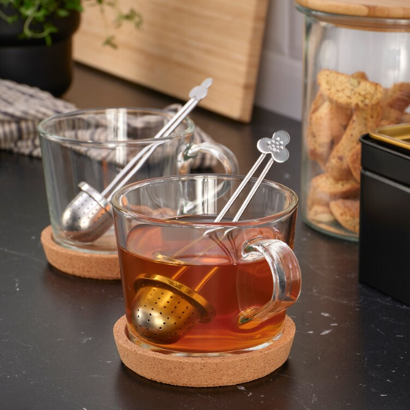 IKEAANGSBLAVINGE Tea infuser, stainless steel SET OF 2