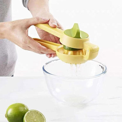 Handheld Lemon Squeezer Juicer Double Bowl Lemon Lime Squeezer Manual Orange Citrus Press Juicer