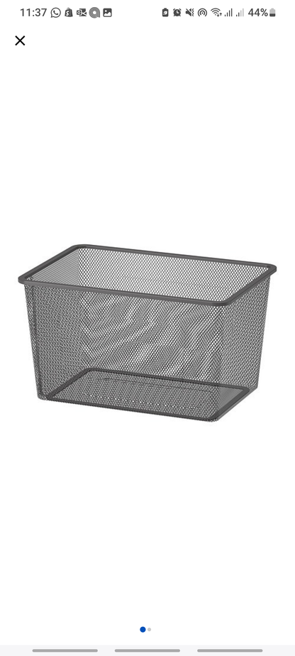 Trofadt Mesh boxes grey 42x30x23