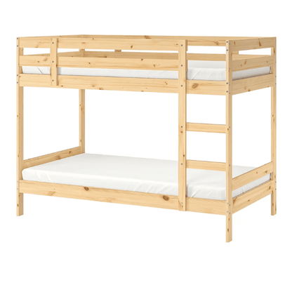 IKEA MYDAL Bunk bed frame, pine, 90x200 cm