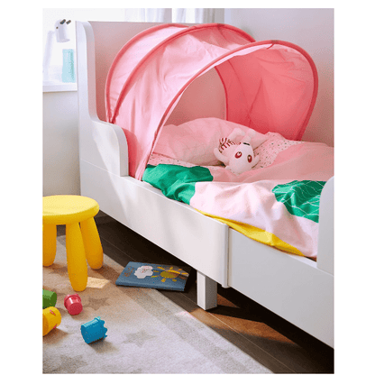 IKEA SUFFLETT Bed tent, pink, 70/80/90