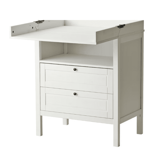 IKEA SUNDVIK Changing table/chest of drawers, white