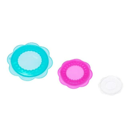 Food cover, set of 3, silicone multicolour