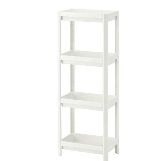 VESKEN Shelf unit, white, 37x23x101 cm