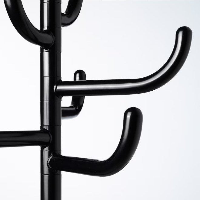 IKEA Hat and coat stand, black, 175 cm