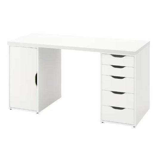 IKEA LAGKAPTEN / ALEX Desk, white, 140x60 cm