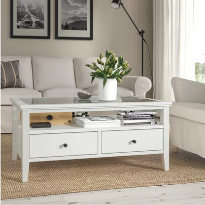 IDANÄS Coffee table, white, 107x55 cm