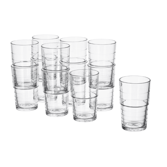 IKEA SVEPA Glass, clear glass, 310 ML SET OF 12