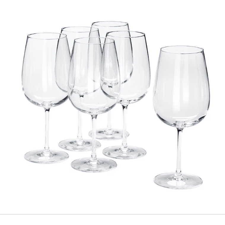 IKEA STORSINT Glass, clear glass, 680 ML SET OF 6