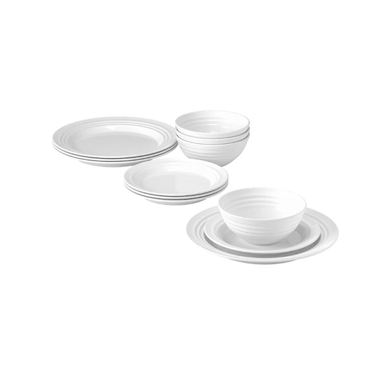 IKEA FAVORISERA 12-piece service, white