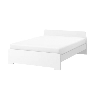 IKEA ASKVOLL Bed frame, white, 140x200 cm