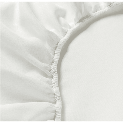 TAGGVALLMO Fitted sheet, white, 90x200 cm