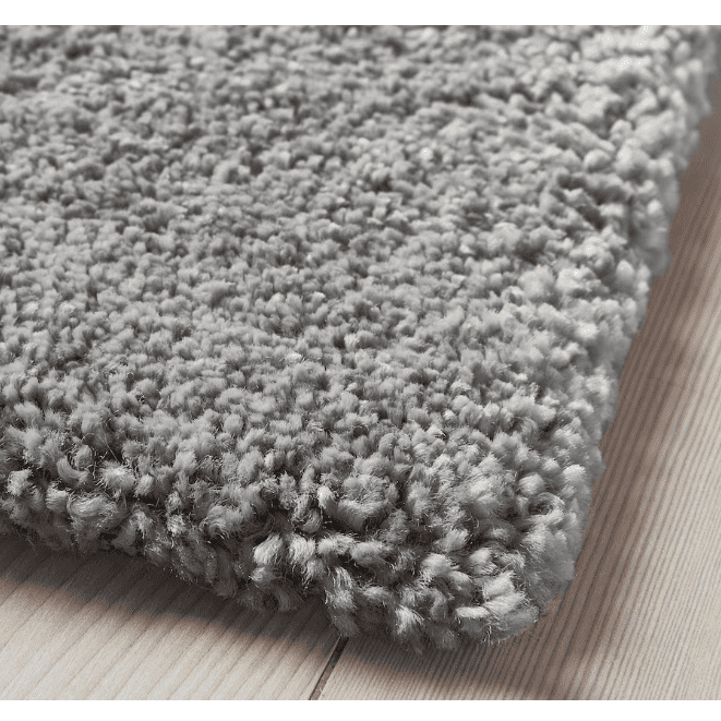 STOENSE Rug, low pile, medium grey, 80x150 cm